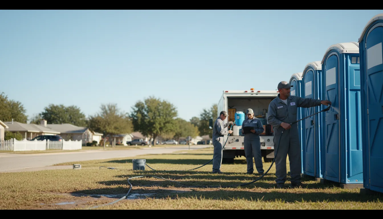 Long-Term Portable Toilet Rental in Wagarville, AL near me